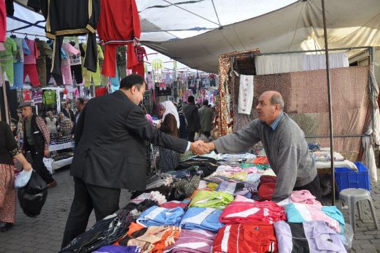 Başkanla Fotoğraflar